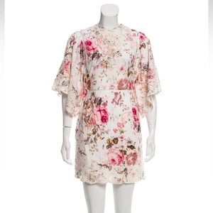 Zimmermann brand new lace multi floral/ lace trim dress